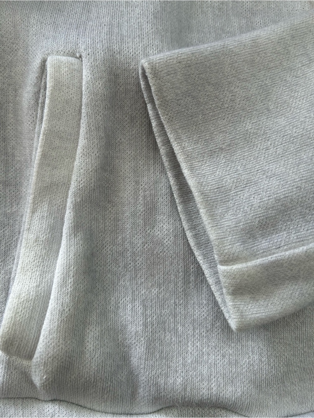 Avant Toi Light Gray Zip Cotton Hoodie - Picture 11 of 14